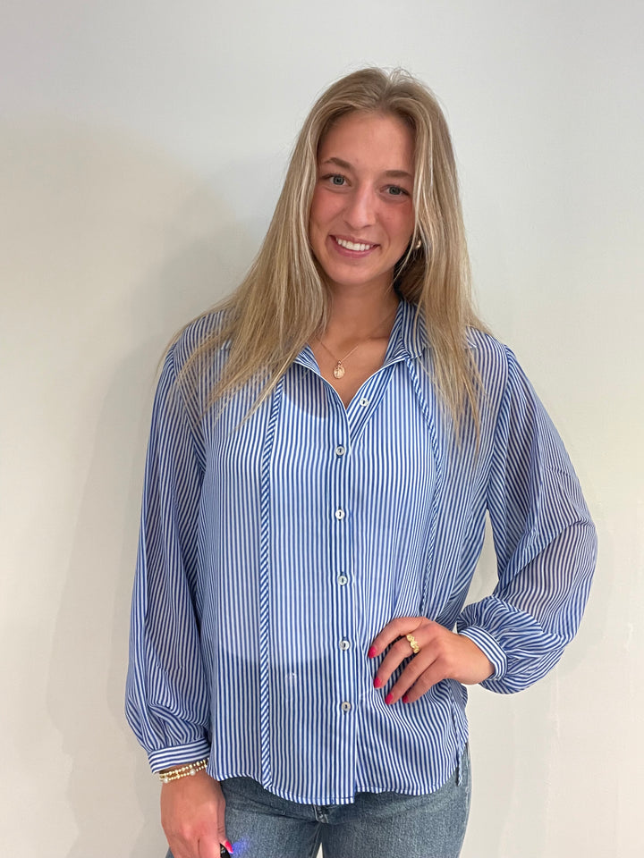 Flowy Stripe Blouse