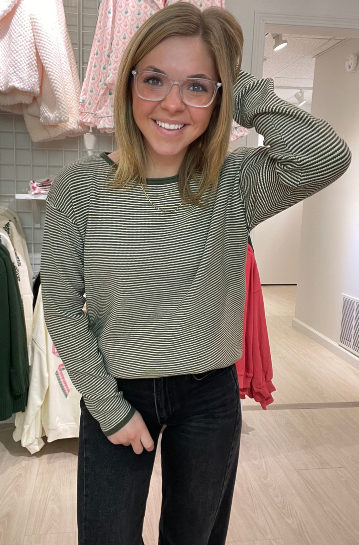 Mini Waffle Textured Sweater