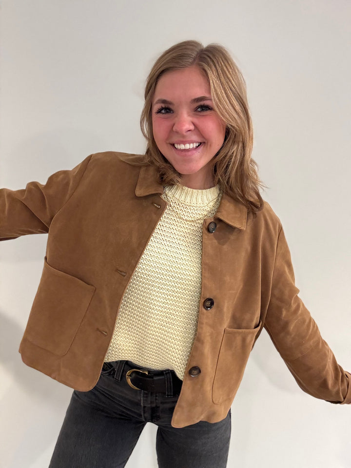 Eryn Suede Jacket