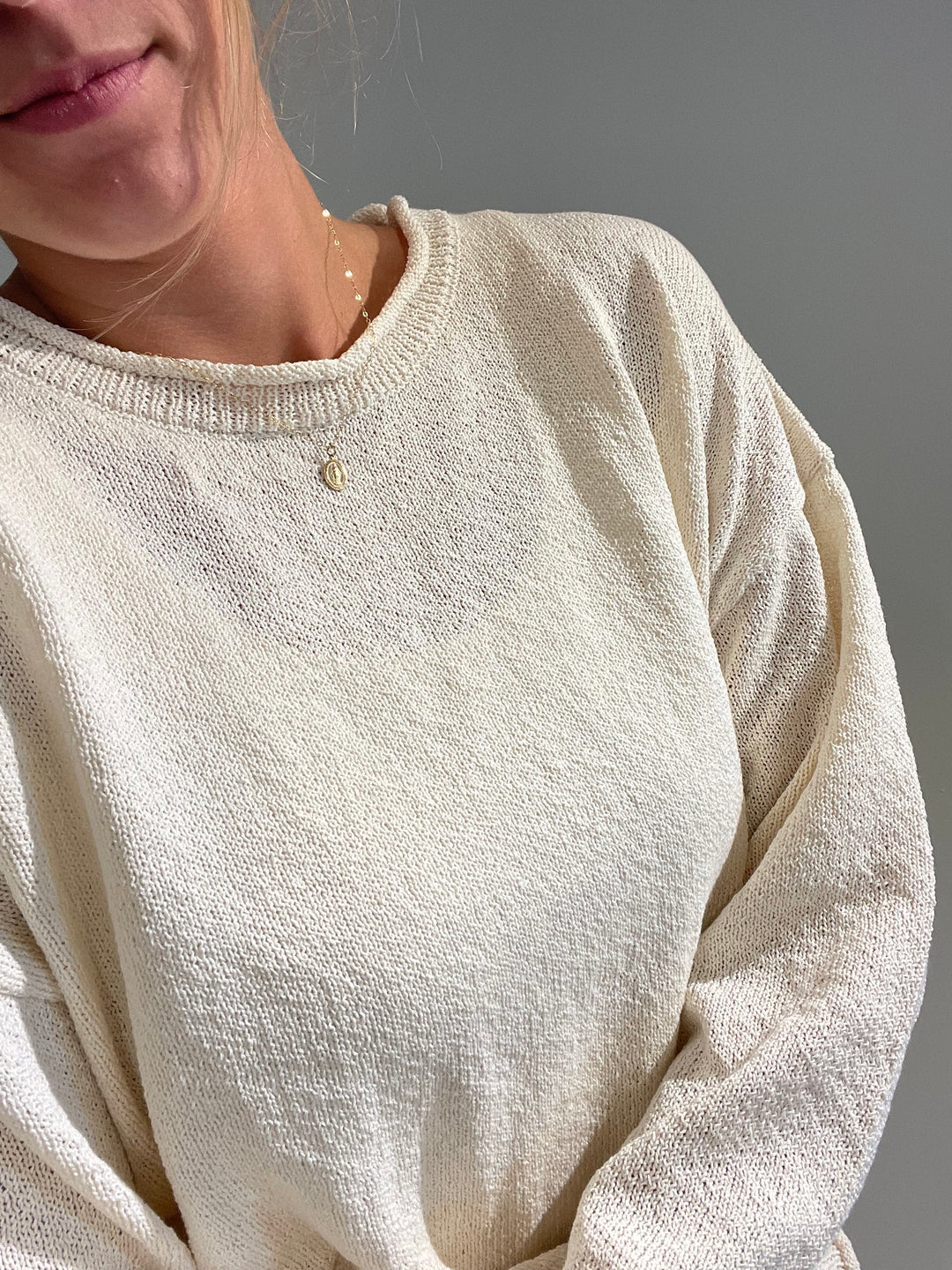 White Sand Sweater