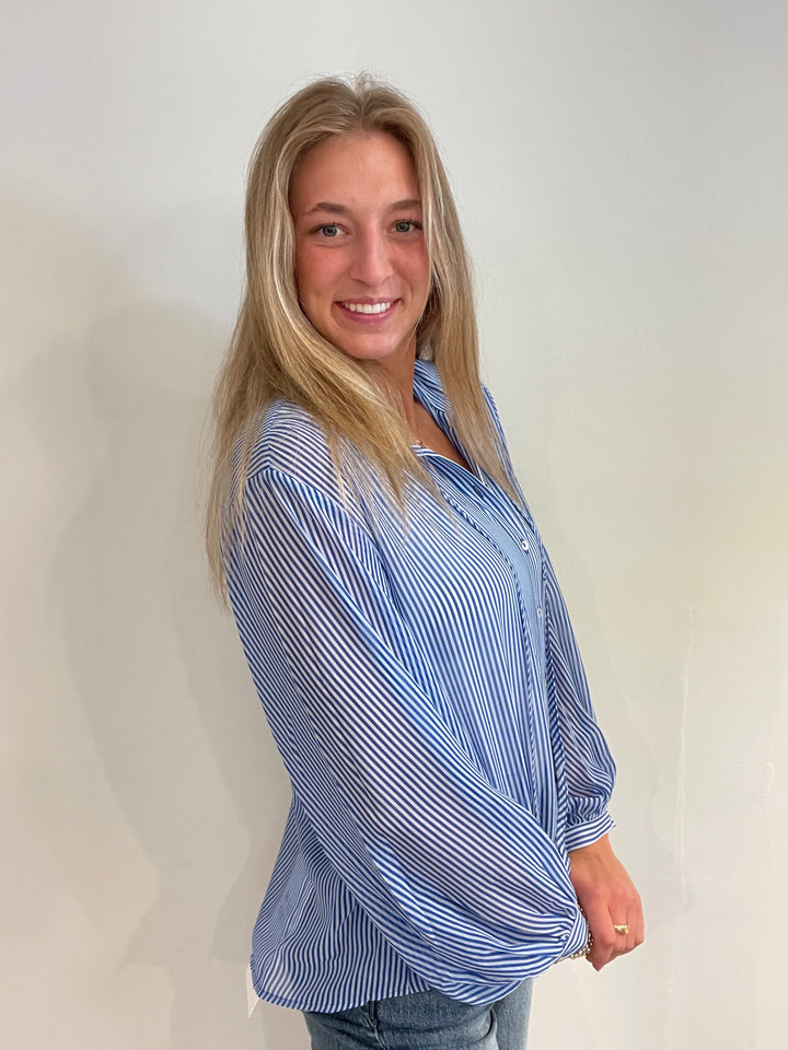 Flowy Stripe Blouse