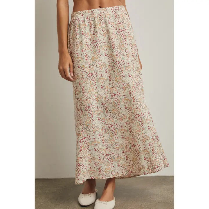 Floral Midi Skirt