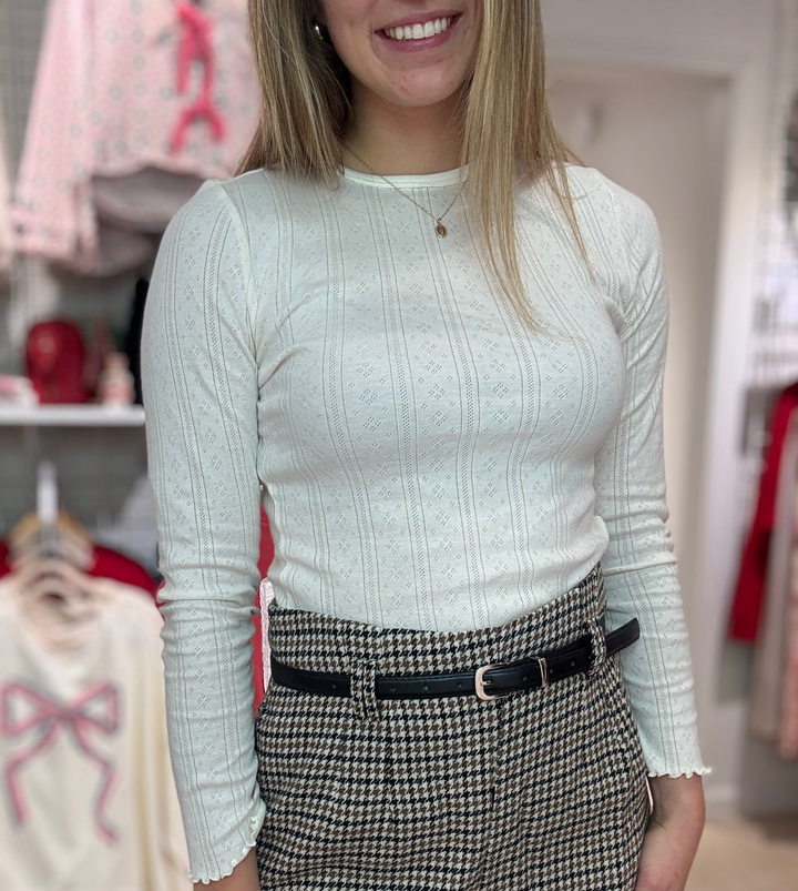 DAZE | Waverly Pointelle Tee