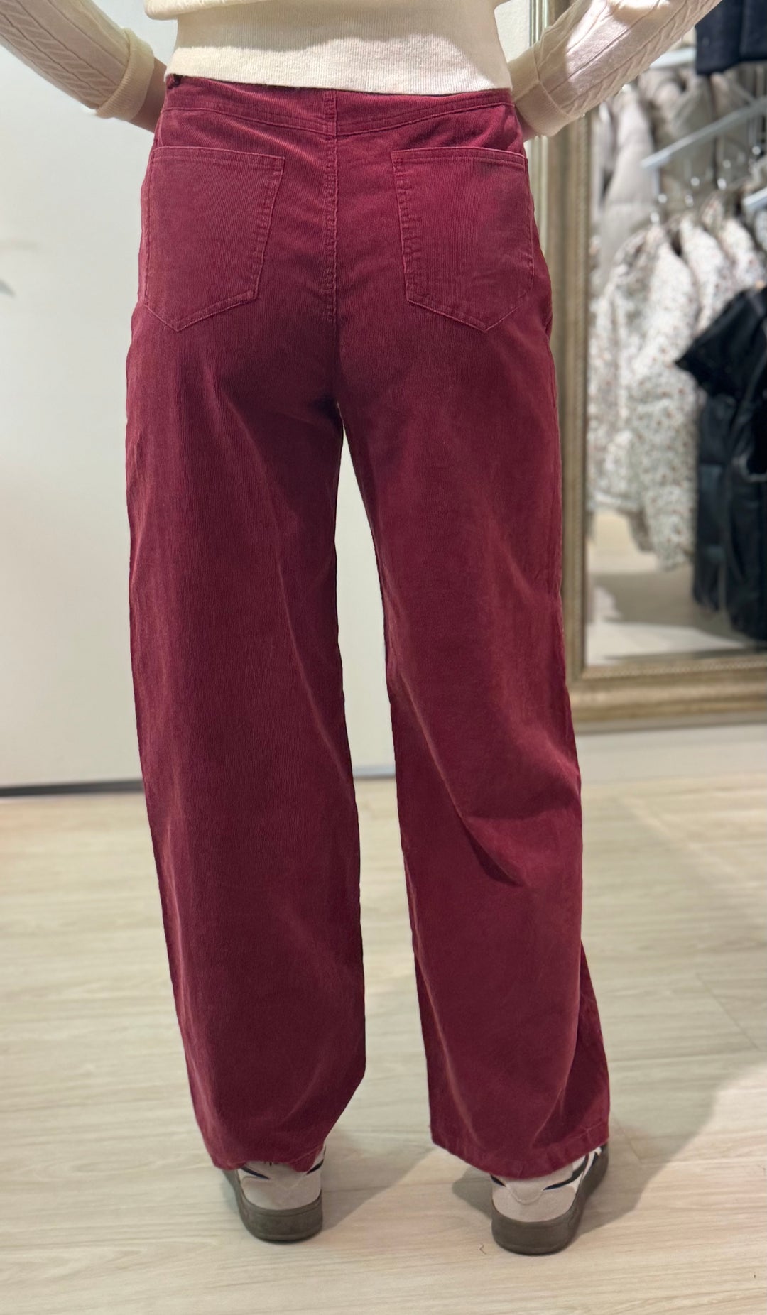 Corduroy Barrel Pants