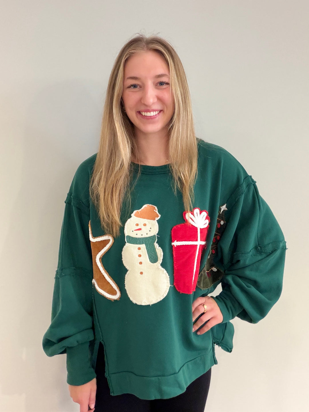Christmas Patch Sweatshirt