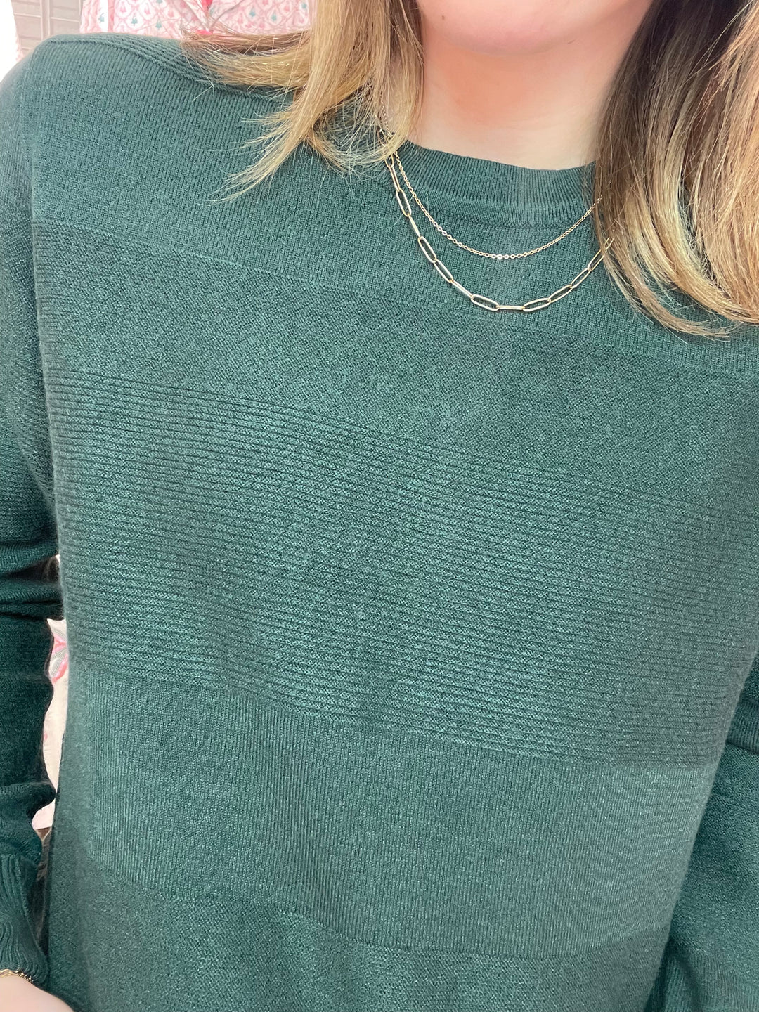 Texture Striped Sweater