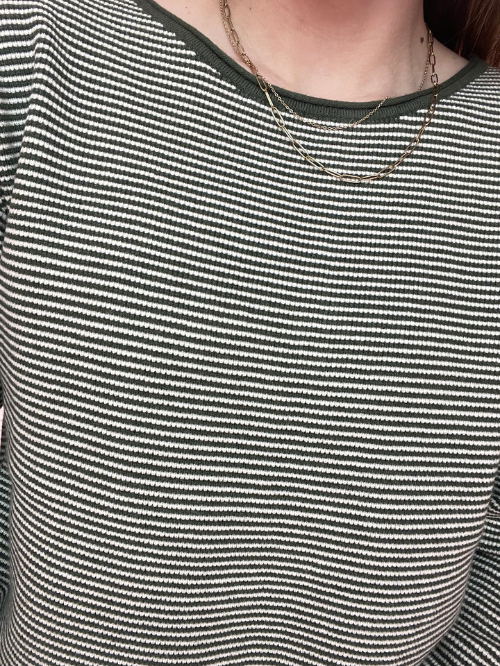 Mini Waffle Textured Sweater