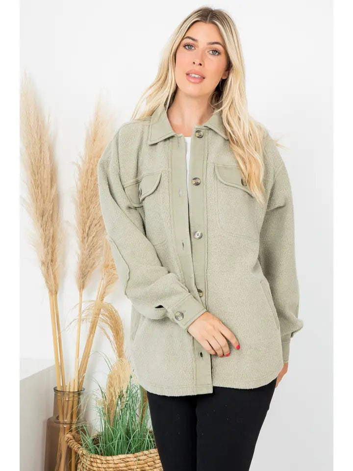 Fleece Shacket
