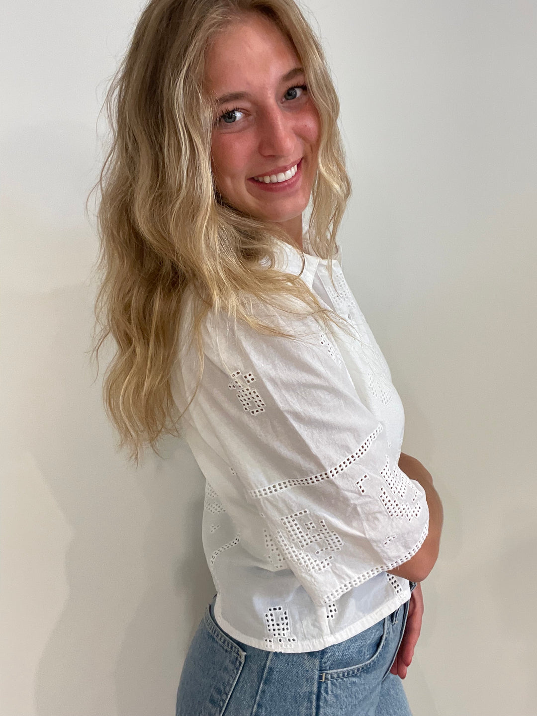 Ember Lane Button Up Top