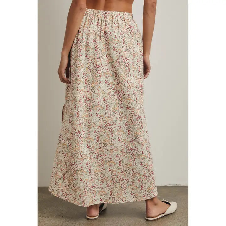 Floral Midi Skirt