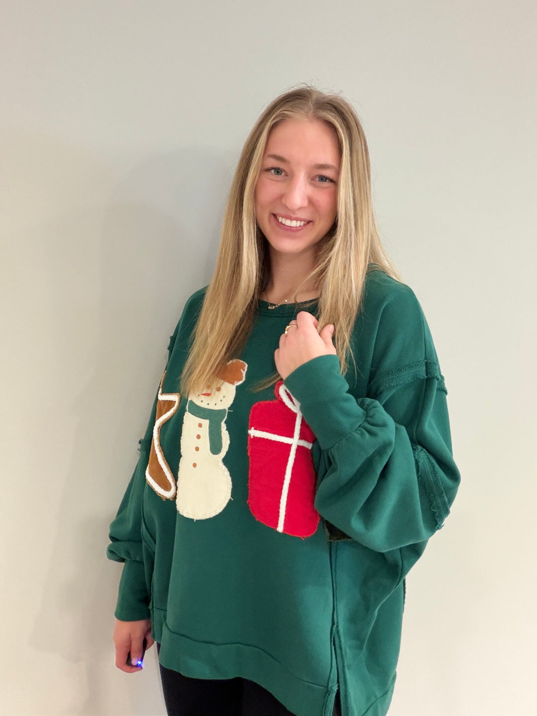 Christmas Patch Sweatshirt