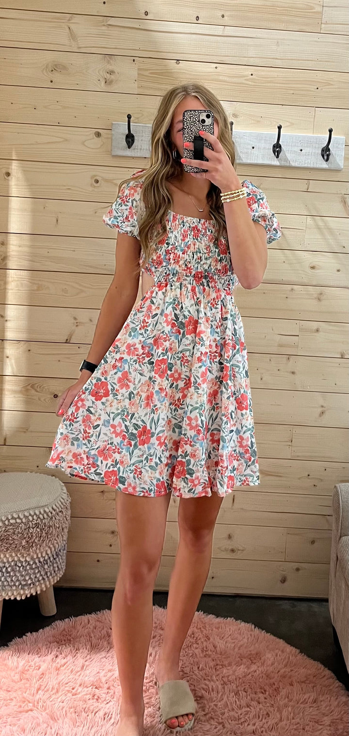 Floral Mini Dress