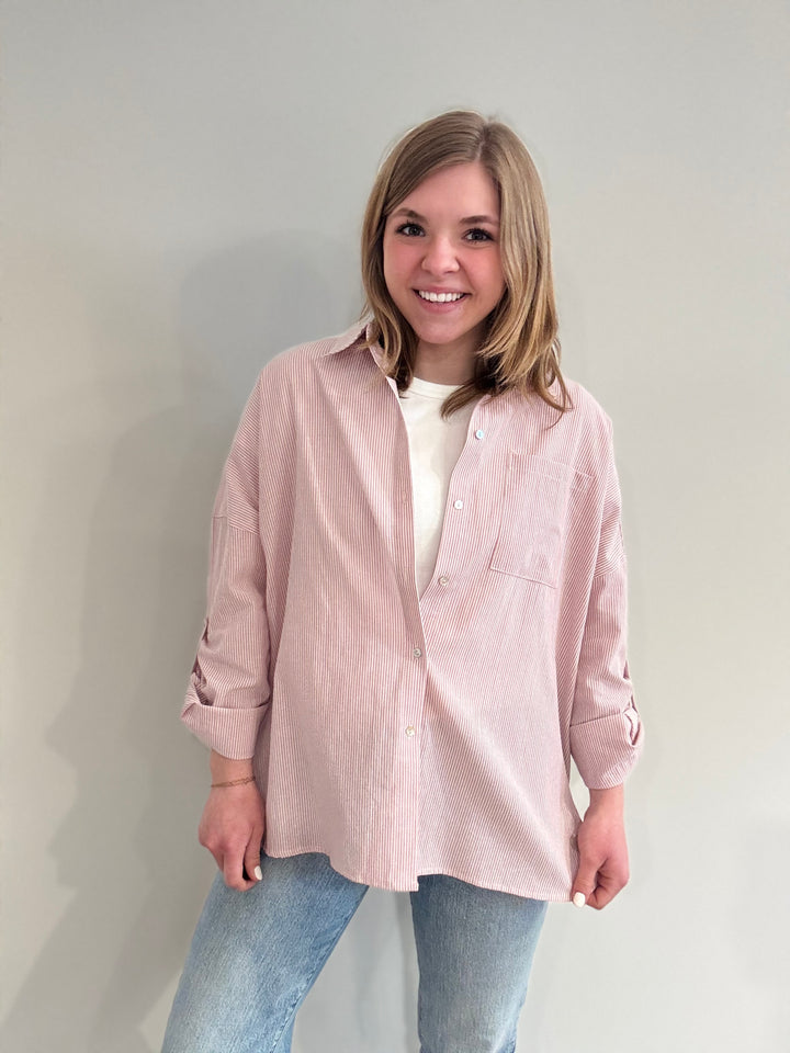 Blush Stripe Shirt
