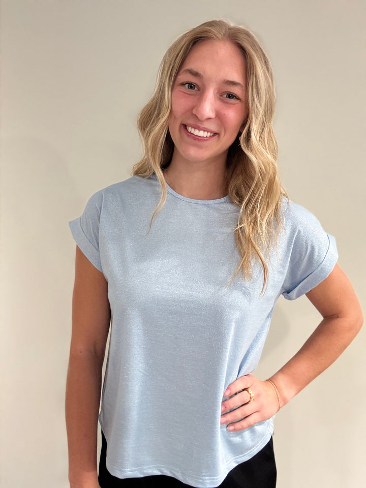 Blue Shimmer Tee