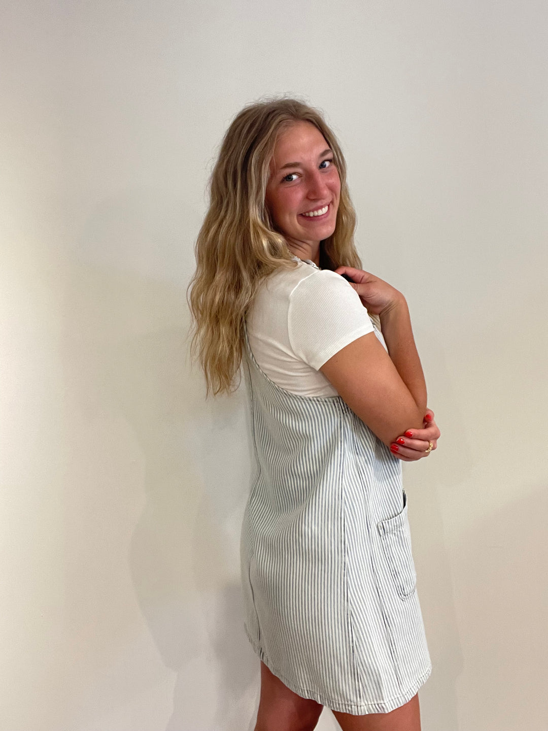 Flirty Little Number Overall Dress
