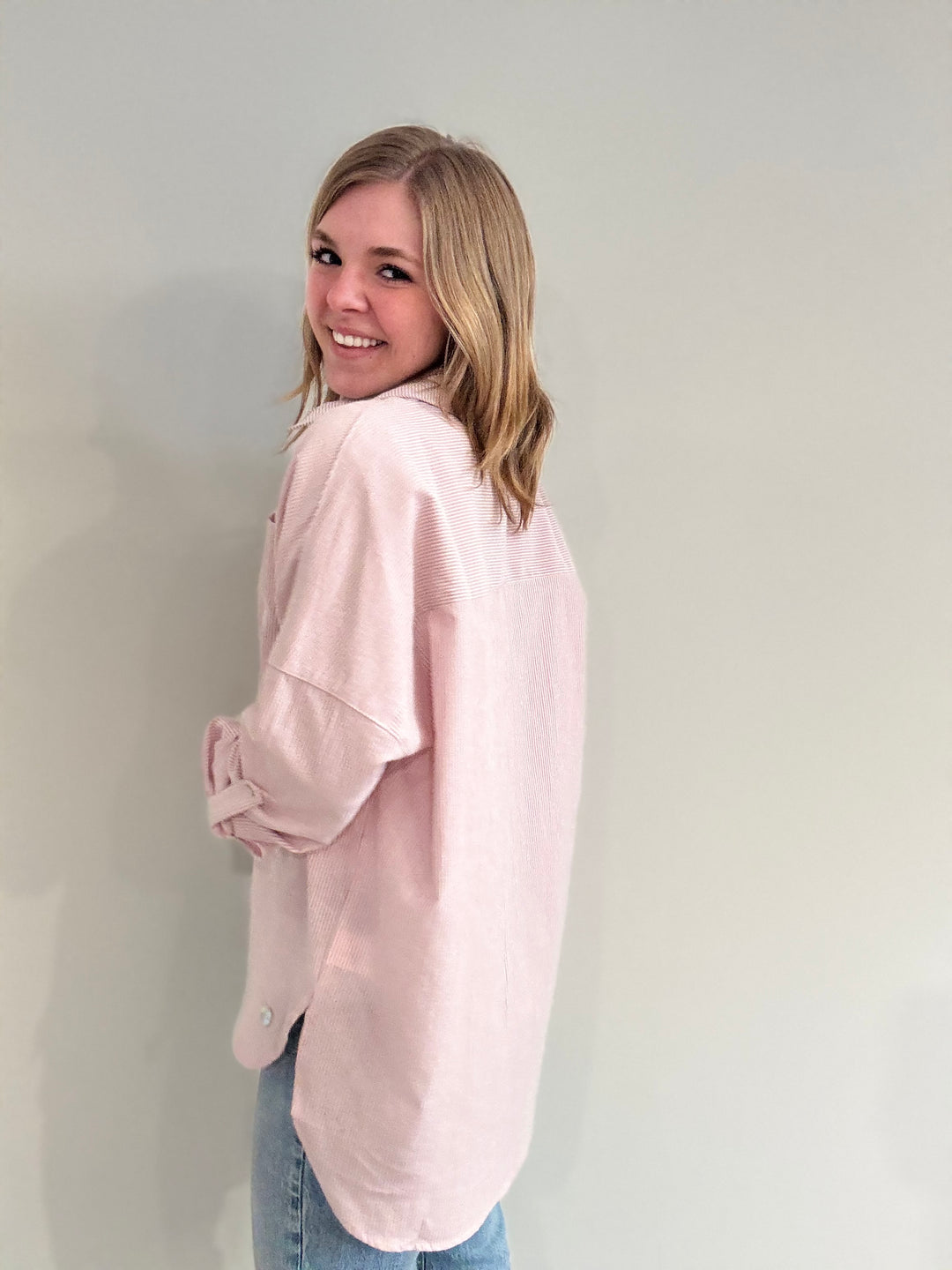 Blush Stripe Shirt