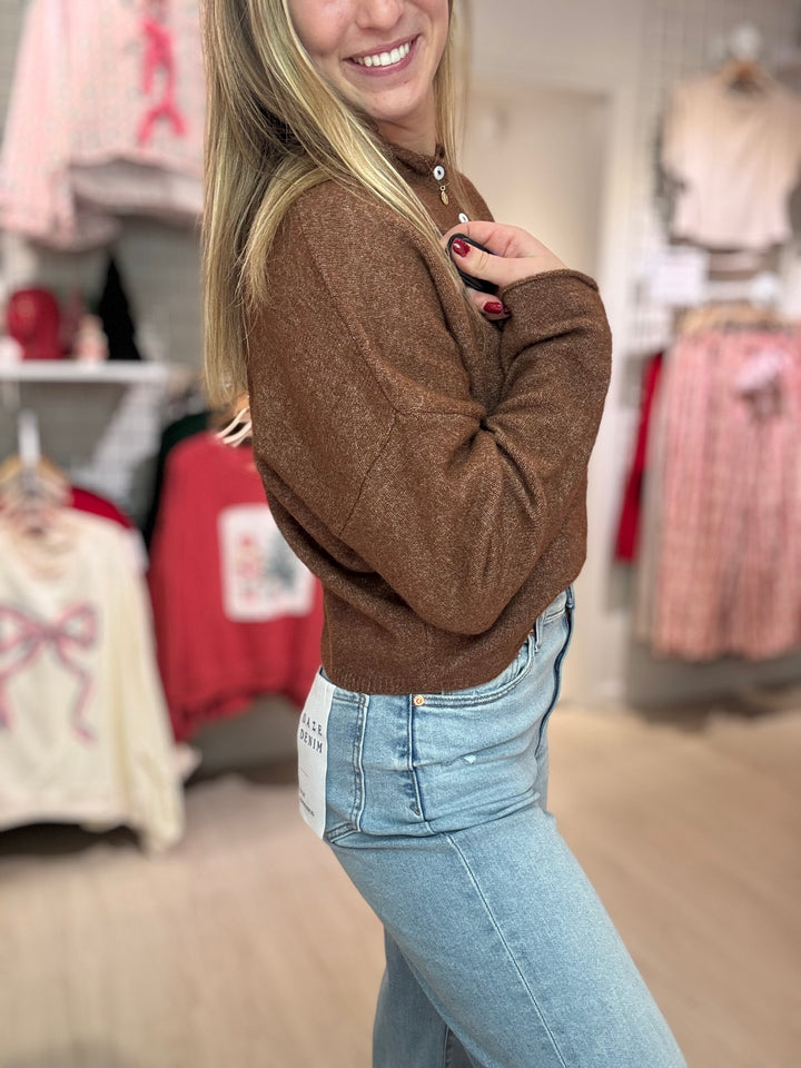 Brown Piper Cardigan