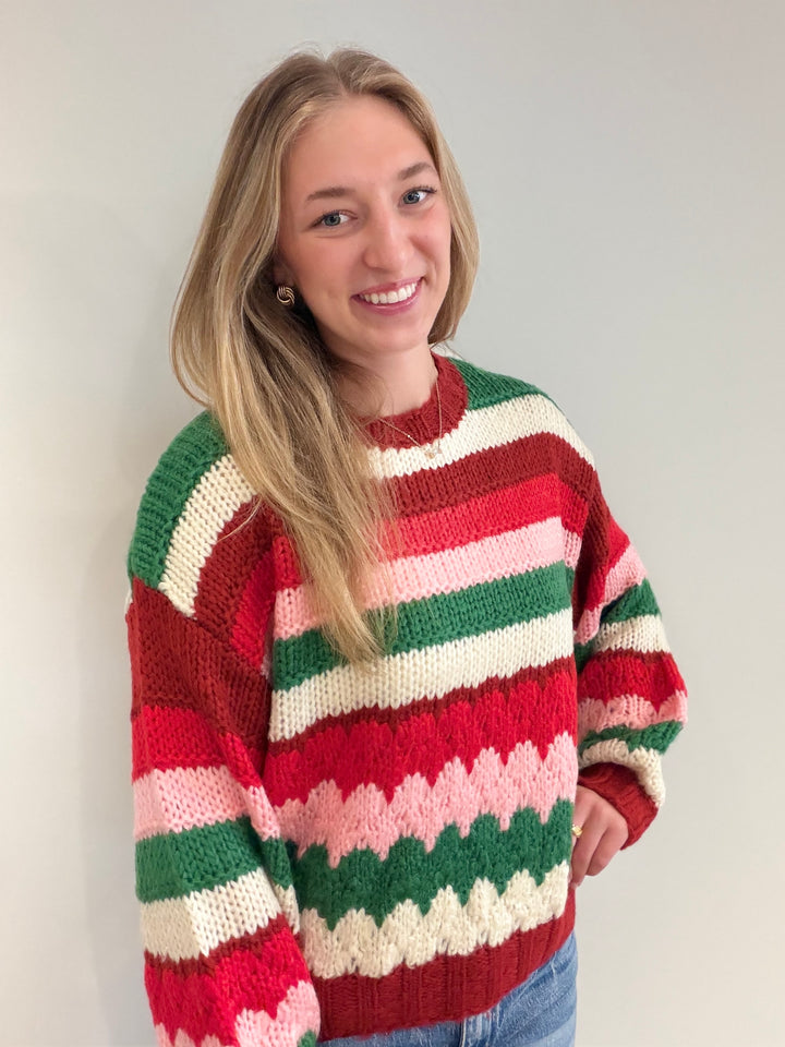 Bubblegum Christmas Sweater