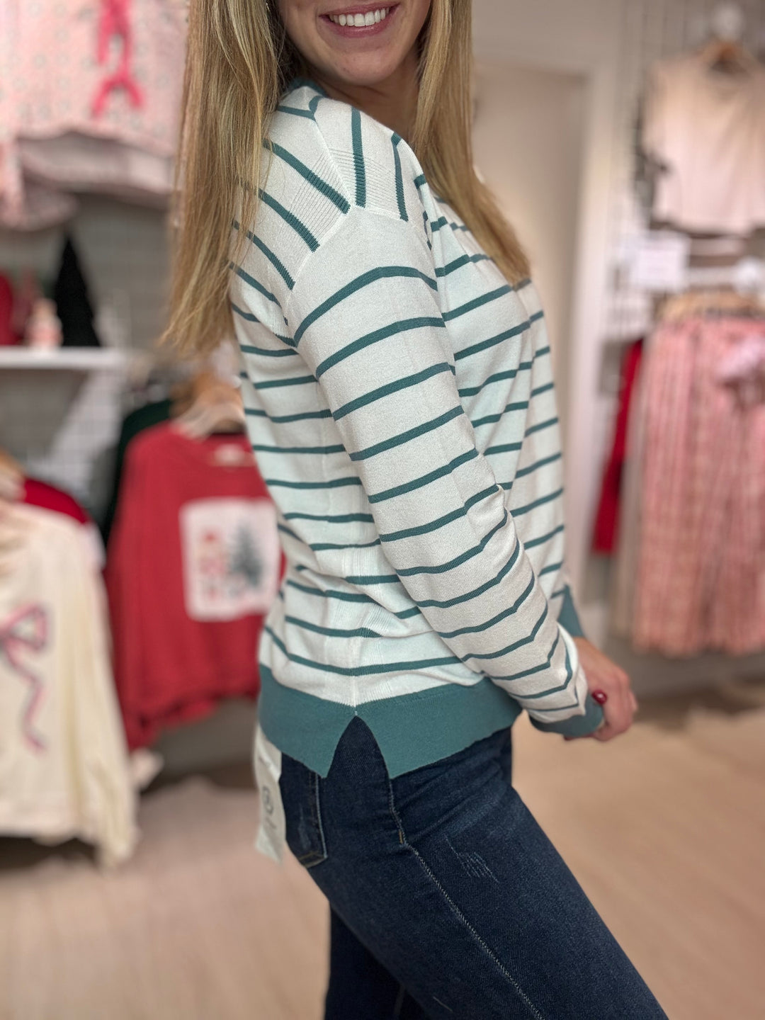 Striped Crewneck Long Sleeve