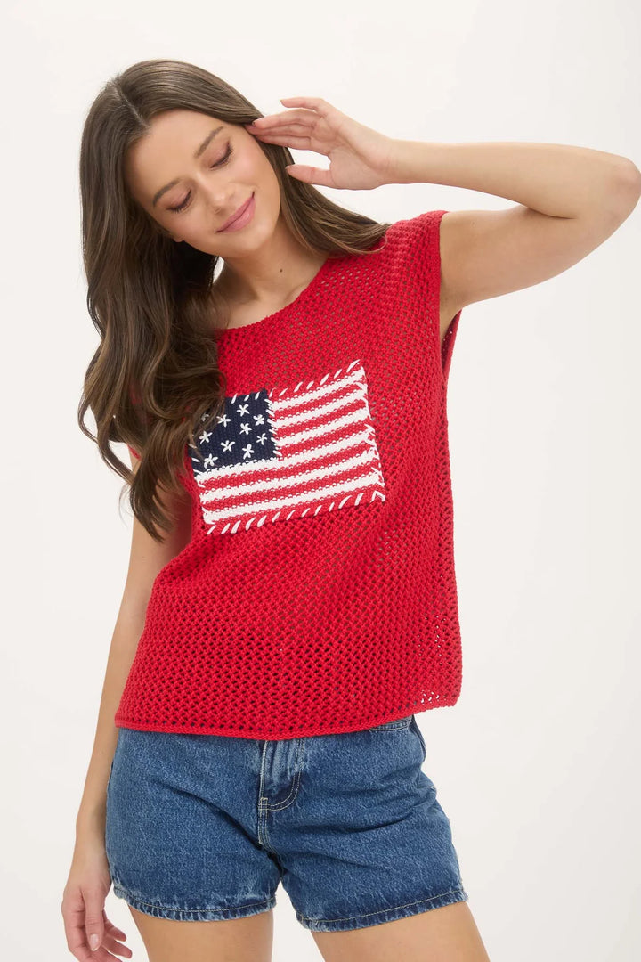 American Flag Top