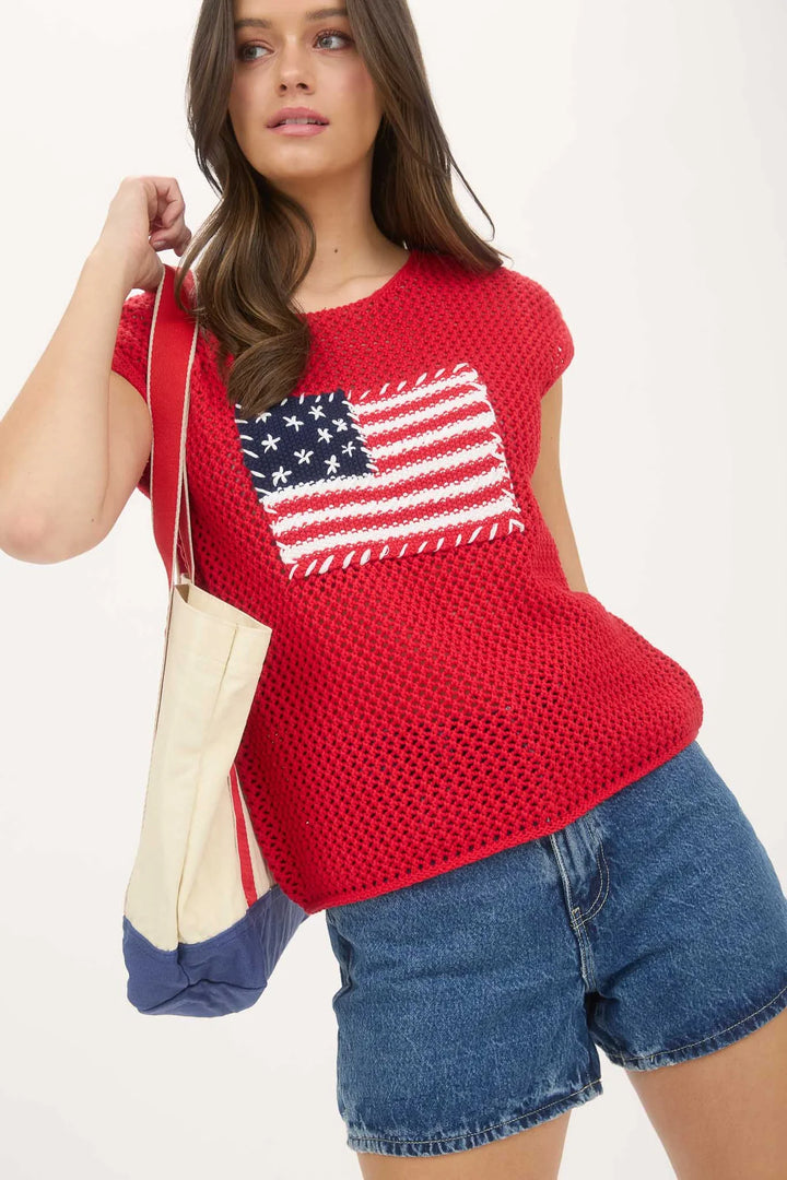 American Flag Top