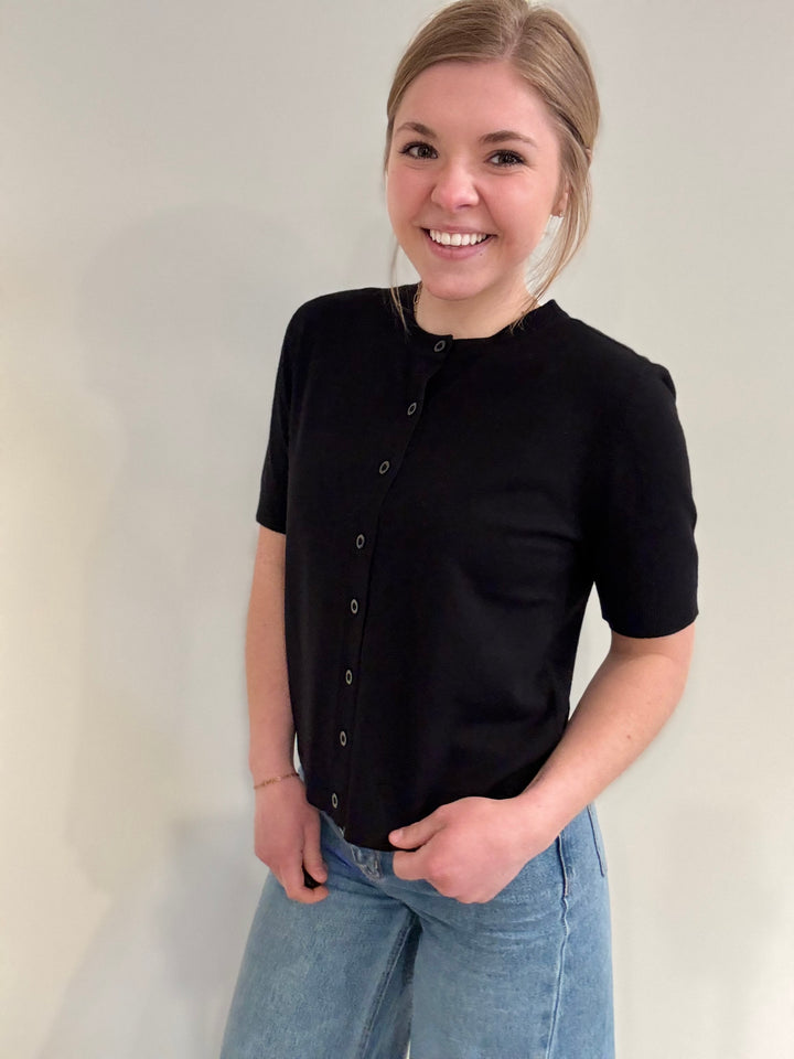 Sunny Days Short Sleeve Cardi