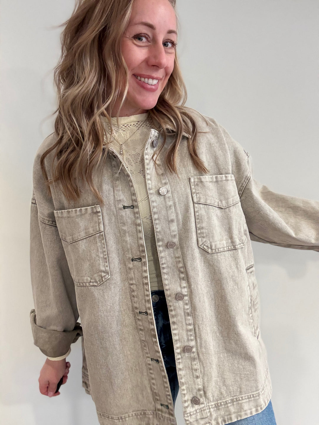Washed Denim Jacket