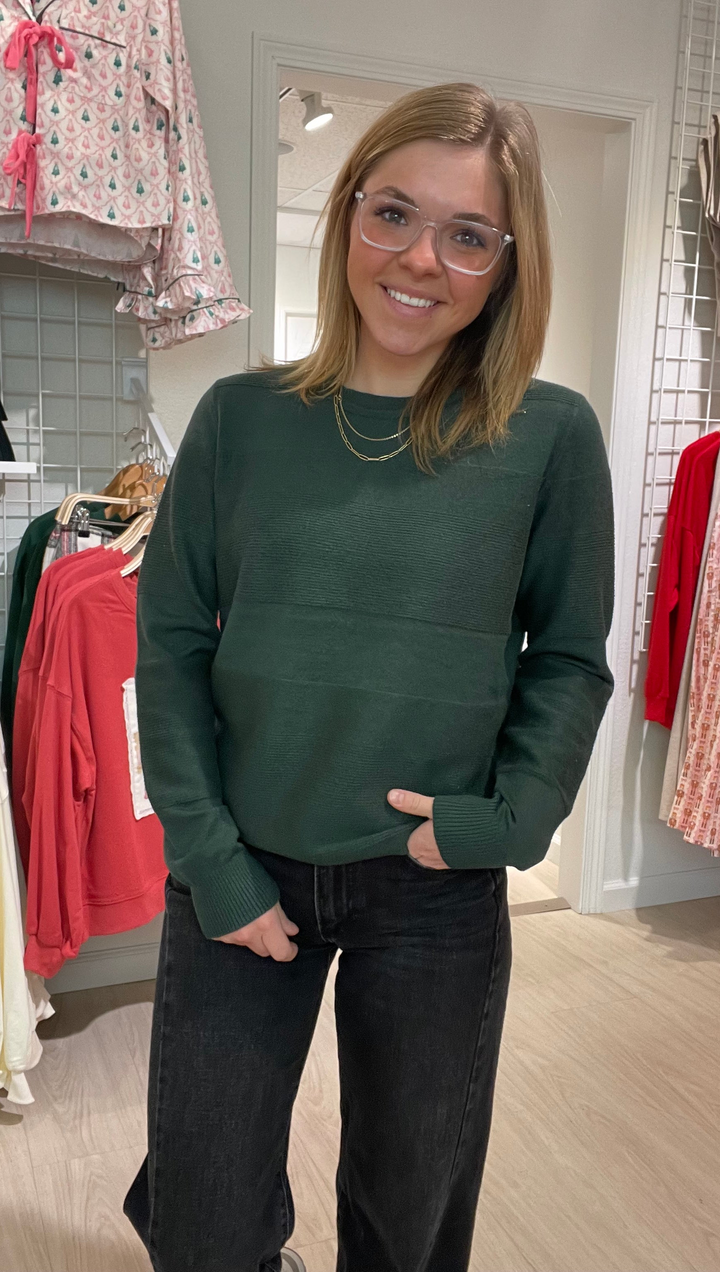 Texture Striped Sweater