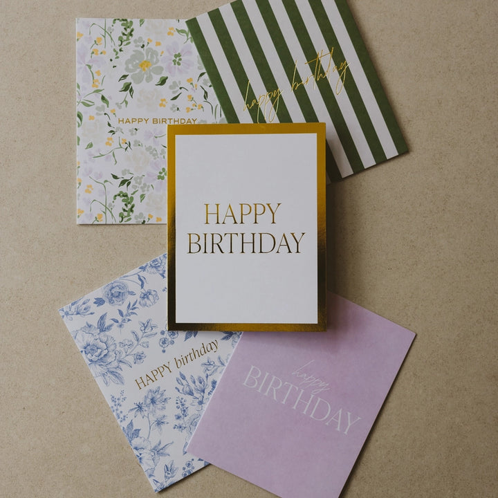 Assorted "Happy Birthday" Cards
