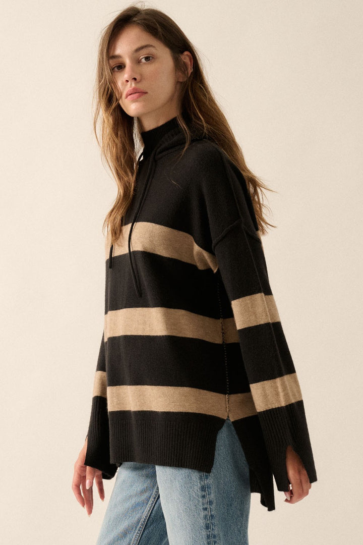 Black & Tan Sweater