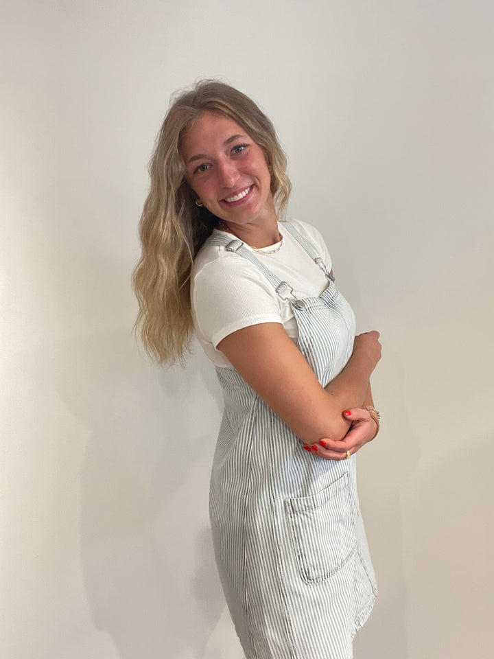 Flirty Little Number Overall Dress