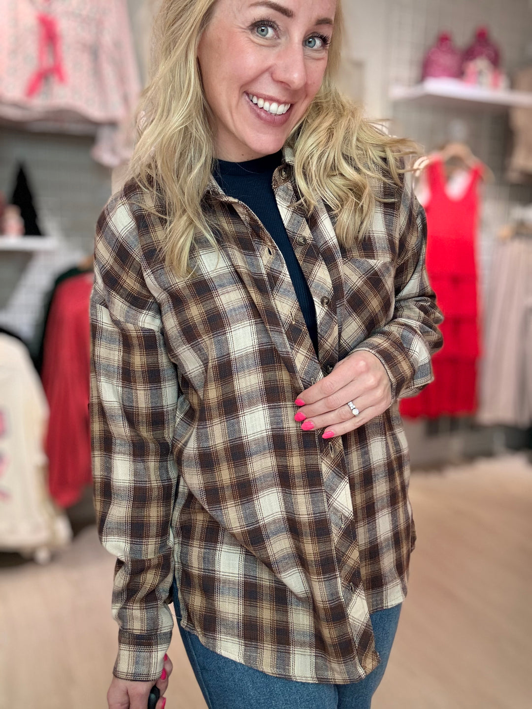 Carmel Apple Plaid