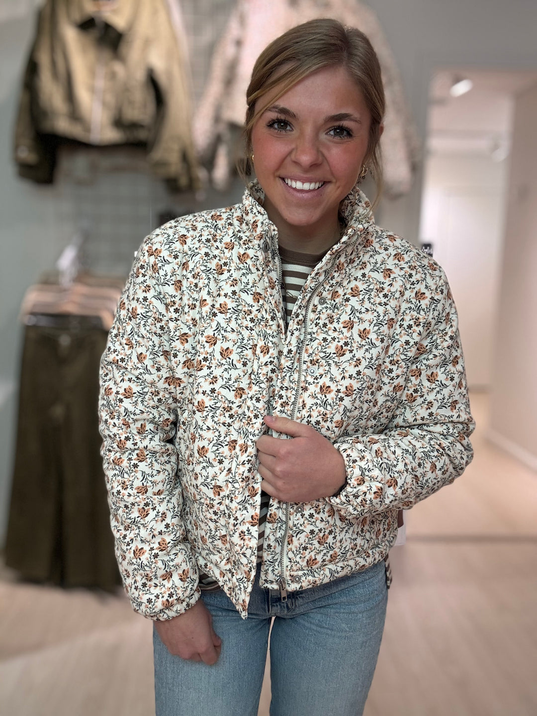 Just Looking Floral Jacket