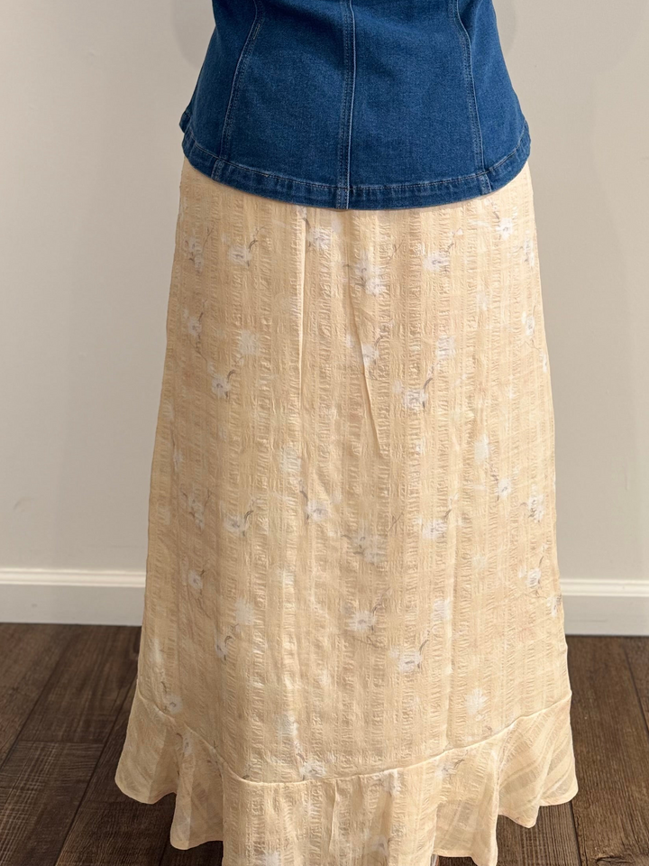 Mellow Yellow Maxi Skirt
