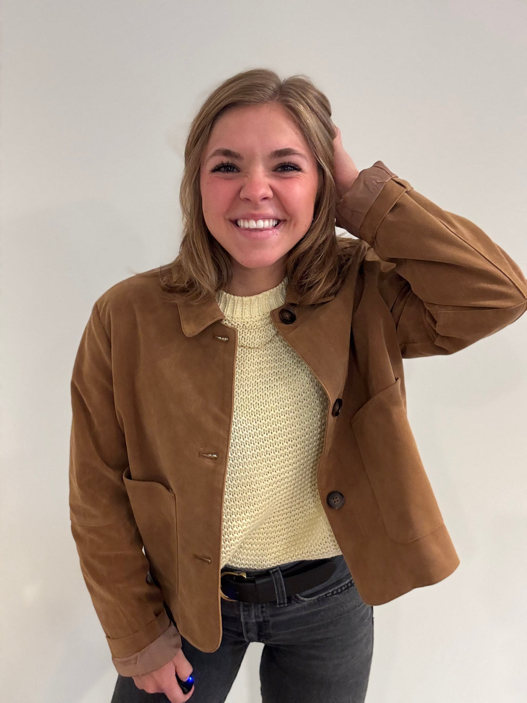 Eryn Suede Jacket