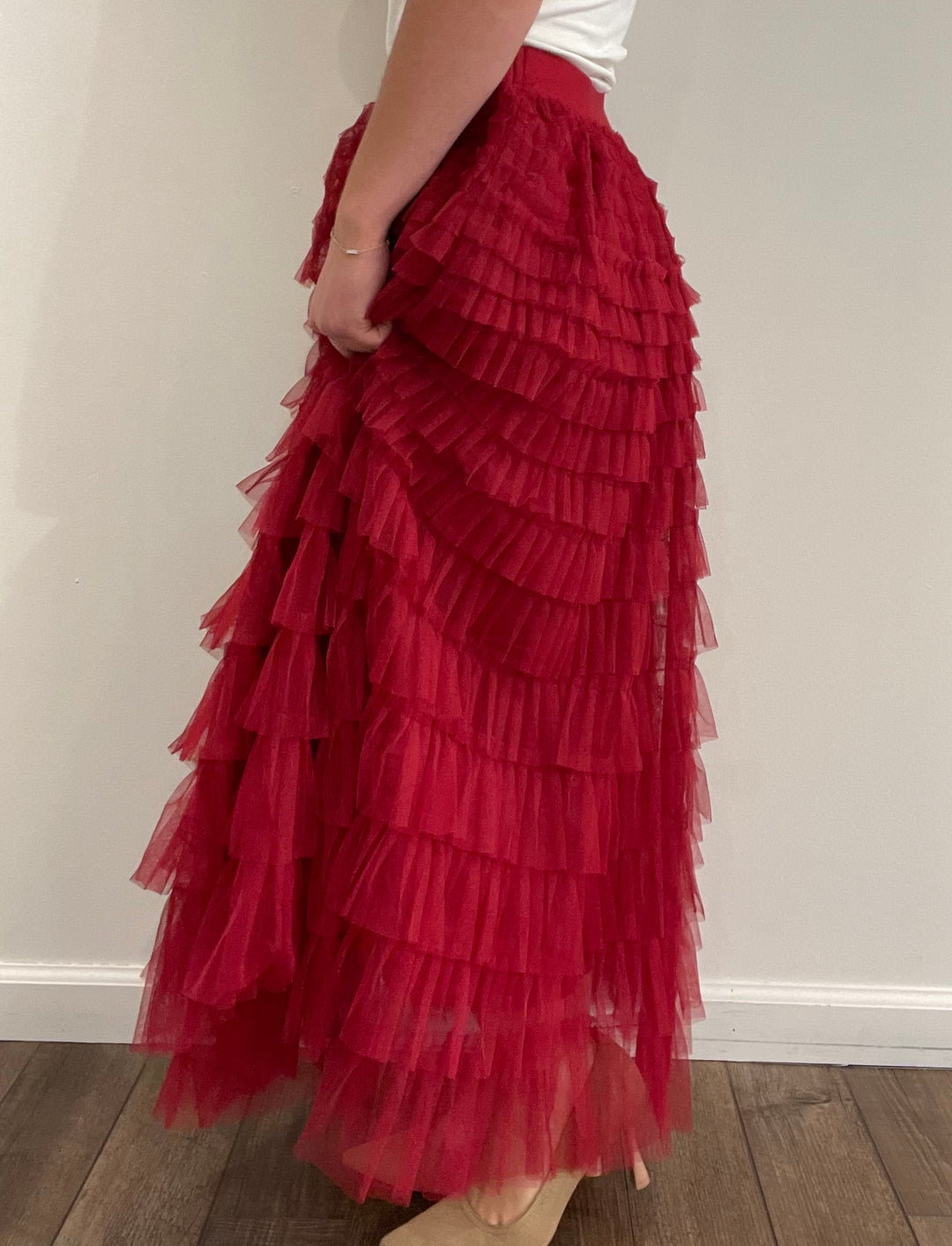 Ruffled Maxi