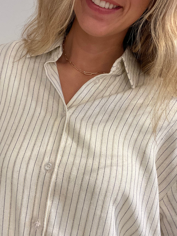 Golden Hem Top