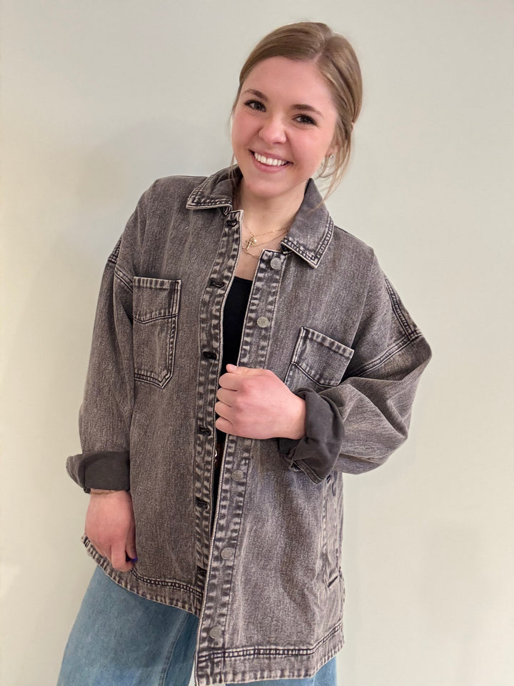 Washed Denim Jacket
