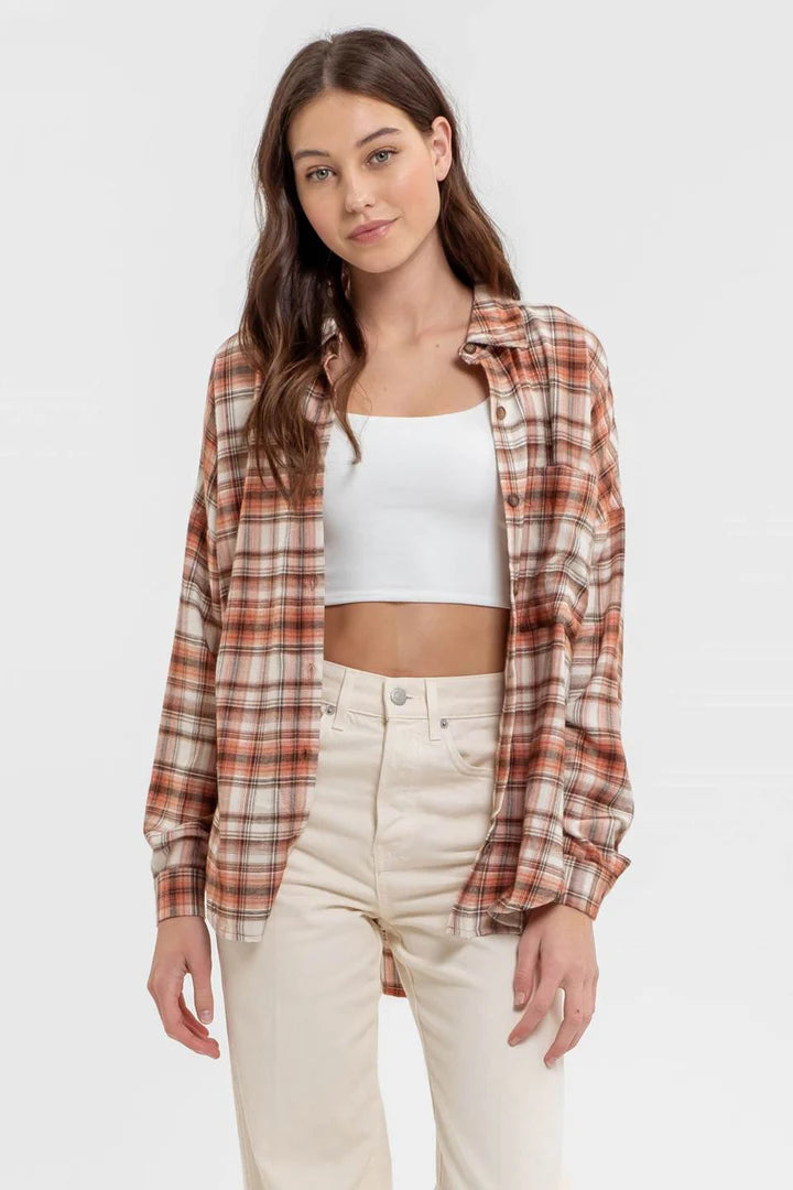 Light Weight Plaid Shirt