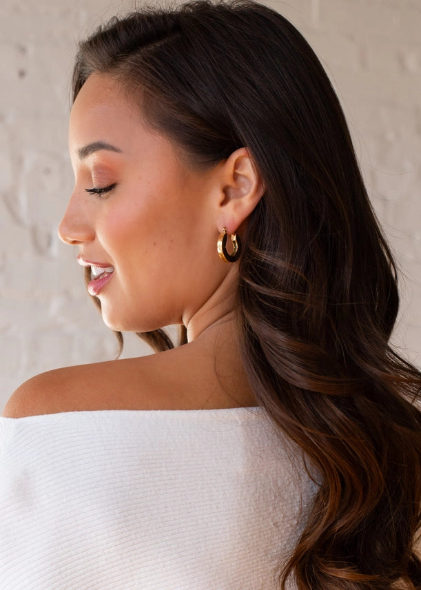 Luxe Chunky Drop Hoops