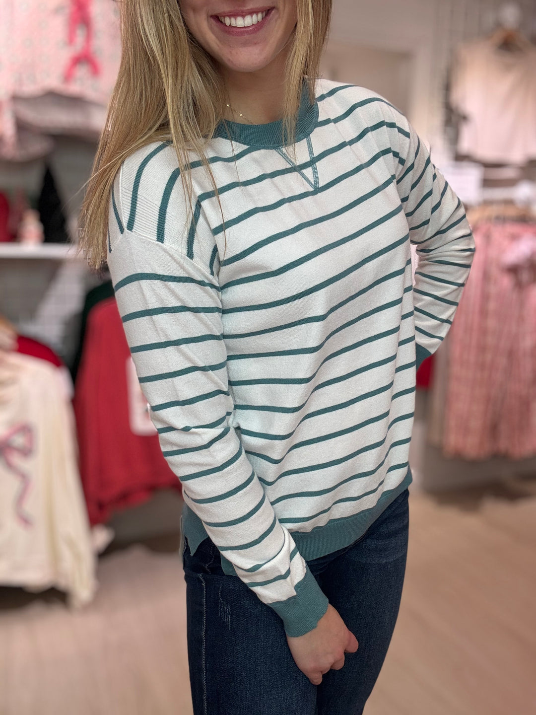 Striped Crewneck Long Sleeve