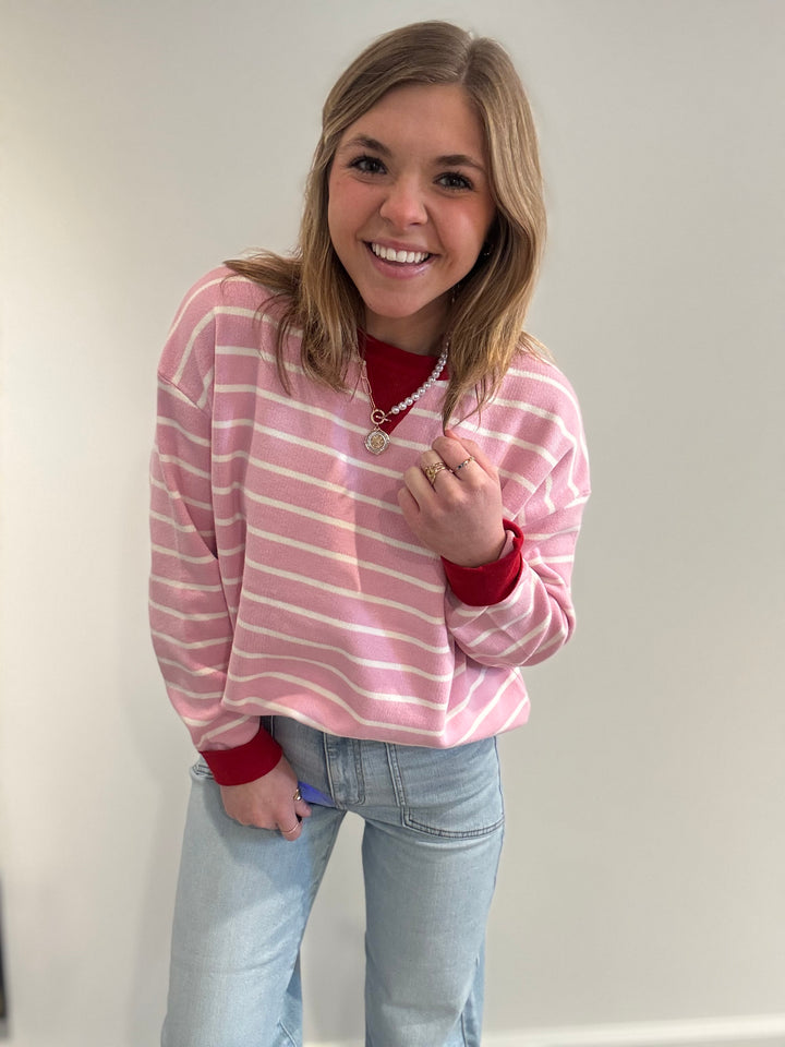 Oversized Striped Sweater