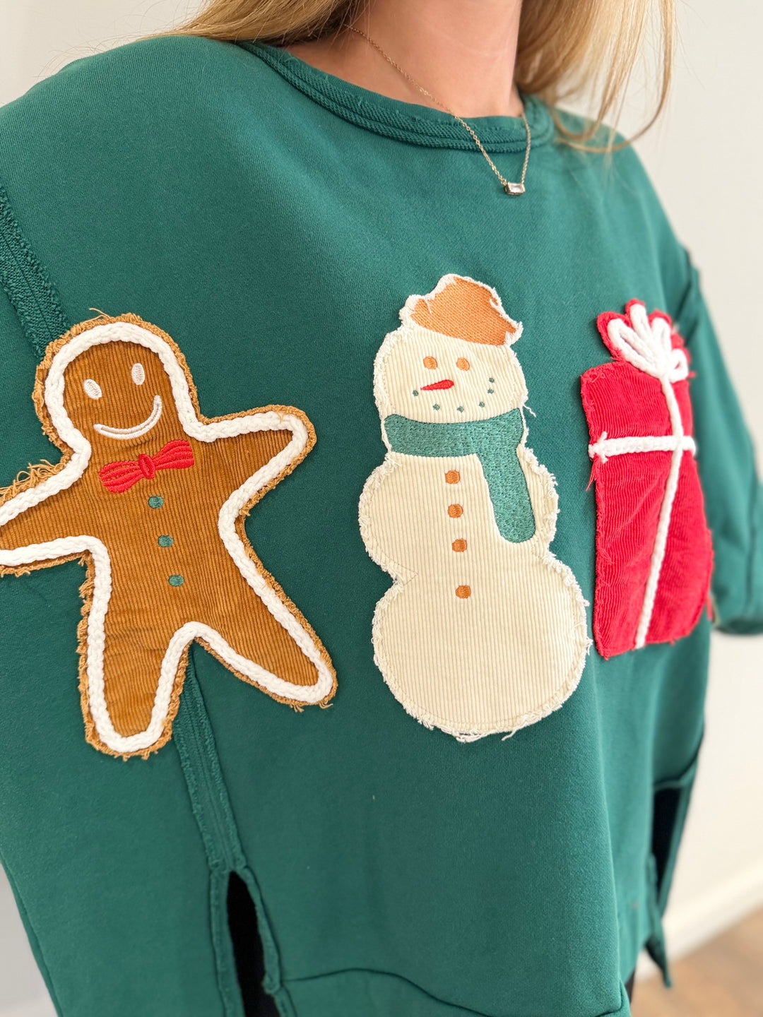 Christmas Patch Sweatshirt