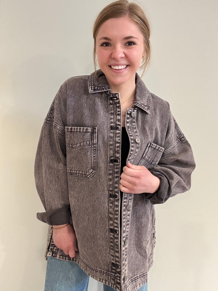 Washed Denim Jacket