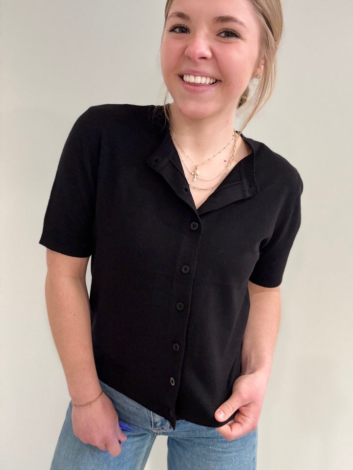 Sunny Days Short Sleeve Cardi
