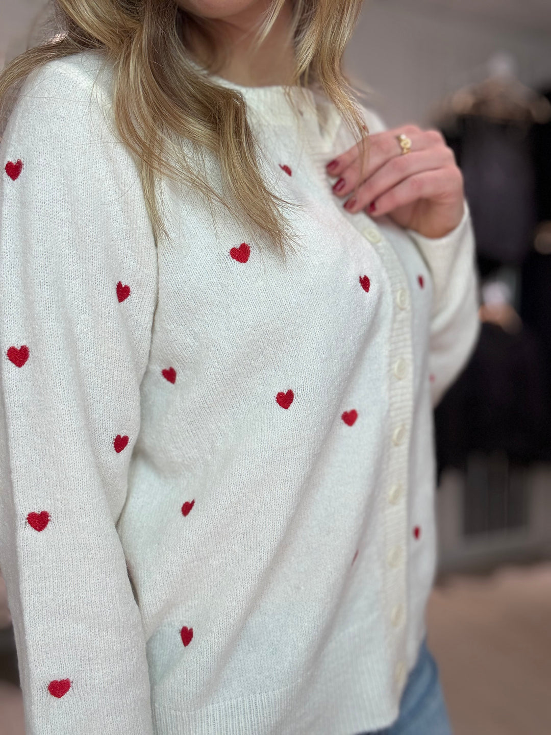 Valentine Heart Cardigan