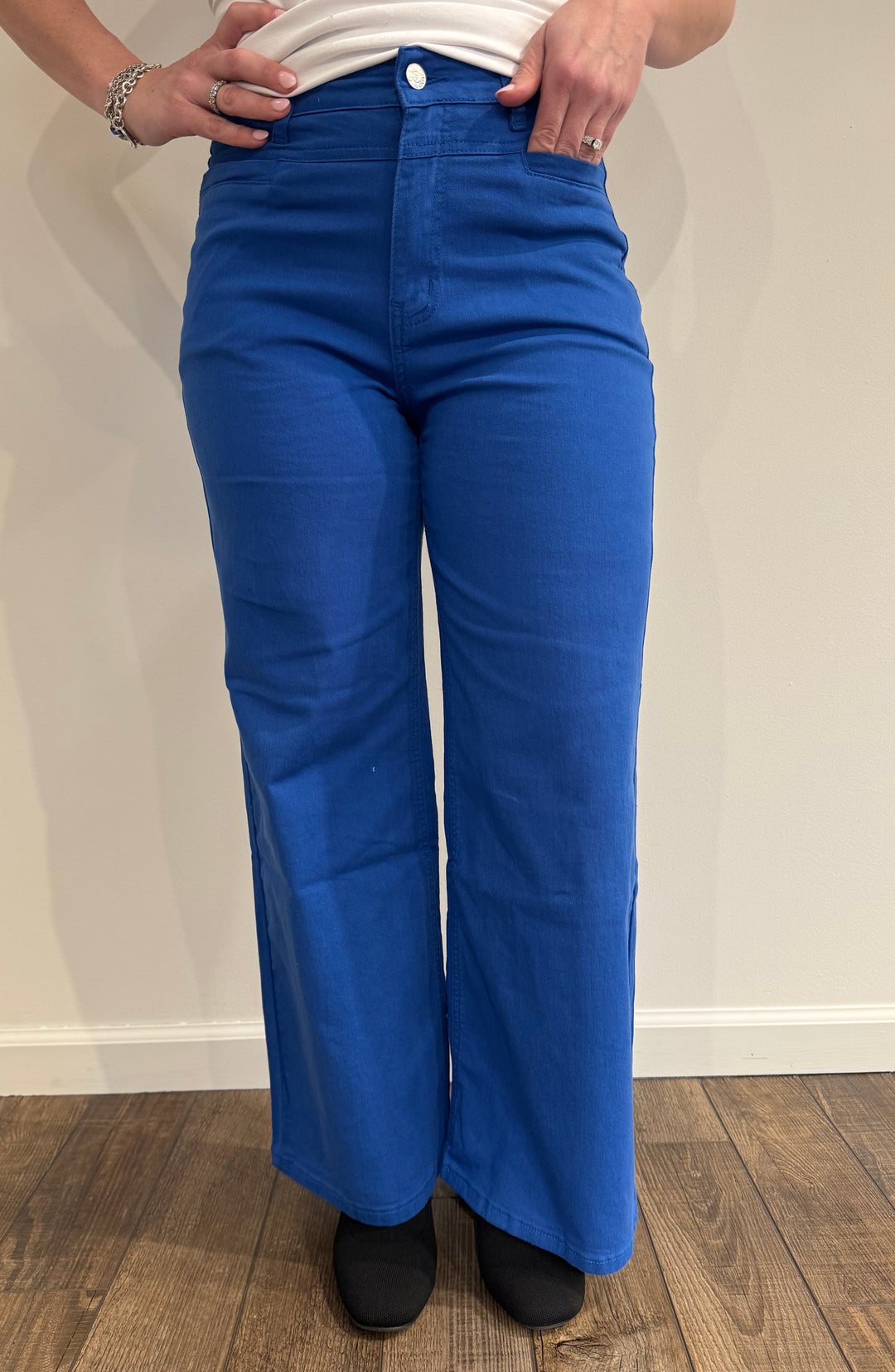 Royal Blue Wide Leg Pants