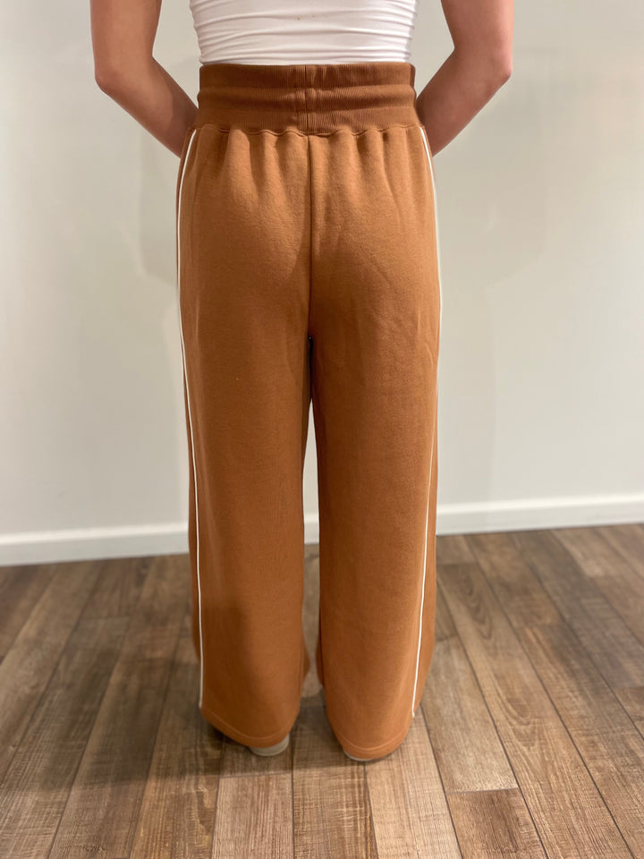 Piped Fleece Lounge Pants