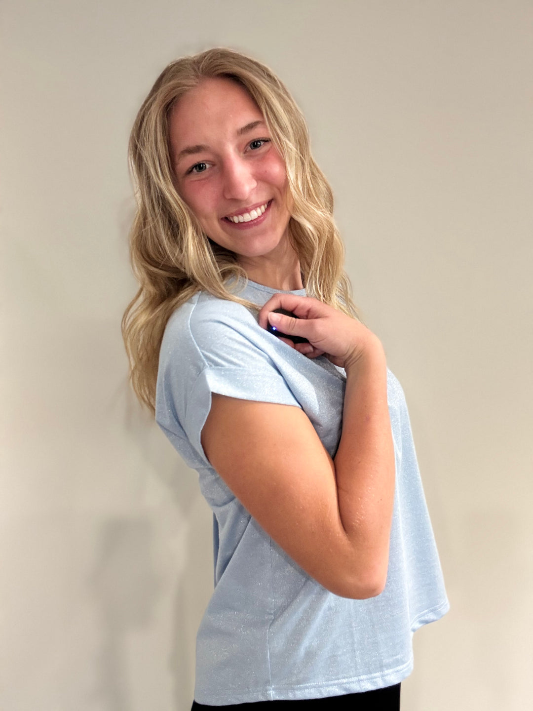 Blue Shimmer Tee