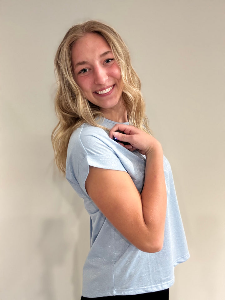Blue Shimmer Tee